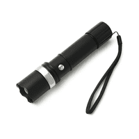 Genérico - Linterna Led Tactica Zoom Cree Q5 Recargable Caza Swat Linterna Negro Luz Blanco Alta Potencia Linterna Militar Hogar Trabajo Camping Emergencias Auto