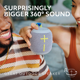 thumbnail image 3 of Parlante Bluetooth portátil Ultimate Ears WONDERBOOM 4 negro, sonido 360°, bajos potentes, resistente al agua y polvo, flotante y alcance inalámbrico de hasta 40 m., 3 of 3