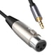 thumbnail image 5 of Cable Adaptador De Audio Trs De 3 5 Mm Estéreo A Xlr Para Videocámaras, 5 of 5