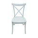 thumbnail image 2 of Pack 4 Sillas Crossback Blancas, Comedor o Eventos, 2 of 3