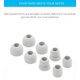 thumbnail image 5 of Almohadillas Sqrmekoko para Powerbeats, 8 piezas, gris, 5 of 7