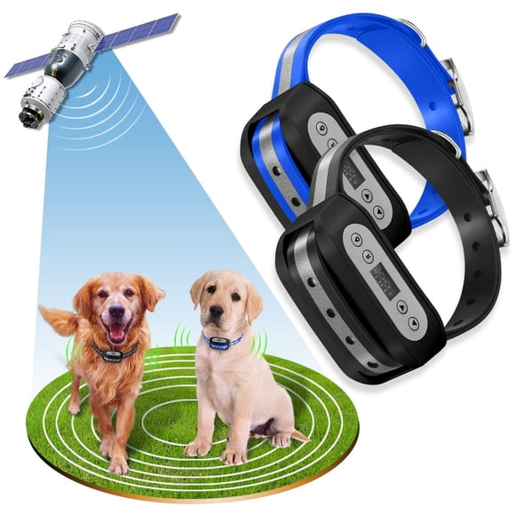 Sistema de Cerca Inalámbrica GPS para Perros Blingbling Petsfun, Alcance de 990 m