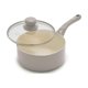 thumbnail image 1 of Cacerola GreenLife de 2 qt gris claro antiadherente de cerámica con tapa, 1 of 4