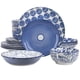 thumbnail image 1 of Juego de Vajilla Elama Aurora de Porcelana Azul 16 Piezas, 1 of 8