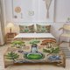thumbnail image 1 of 3pcs Magic Potion Recipe Pattern Bedding Set Soft and Comfortable Bedding Set Suitable for All Seasons, 1 of 5