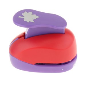 Magideal - Perforadora De Papel, Perforadora De Papel, Suministros De Oficina, Perforadora Para Álbum De Recortes, Perforadoras De Manualidades Para Periódicos, Hoja De Arce