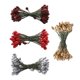 thumbnail image 2 of 200 Piezas Artificiales Doble Cabeza Bayas DIY CRAFT Dorado Plata Rojo Oscuro Rojo, 2 of 5