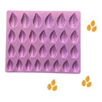 Genérico - Molde Silicona Repostería Hojas 28 Cavid