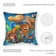 thumbnail image 5 of Hombre Perro Fundas de almohada de terciopelo con tema, regalos de funda de almohada, decoración para el hogar, cojín de lanzar, regalo de cumpleaños para fans y parejas. 45cm x 45cm., 5 of 6