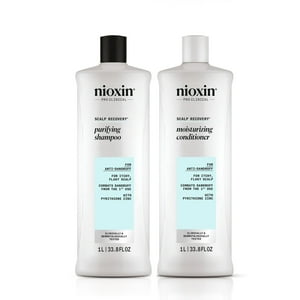 Duo Shampoo Nioxin Scalp Recovery Purificante Y Acondicionador Hidratante 1L