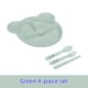 thumbnail image 1 of Make Mealtime Fun and Safe with Our Children's Dinner Plate Set - Wheat Grass Baby Dinner Plate, Lightweight and Divided for Kindergarten Baby Food Supplement. Dishwasher Safe, Non-Toxic and BPA Free, 1 of 5