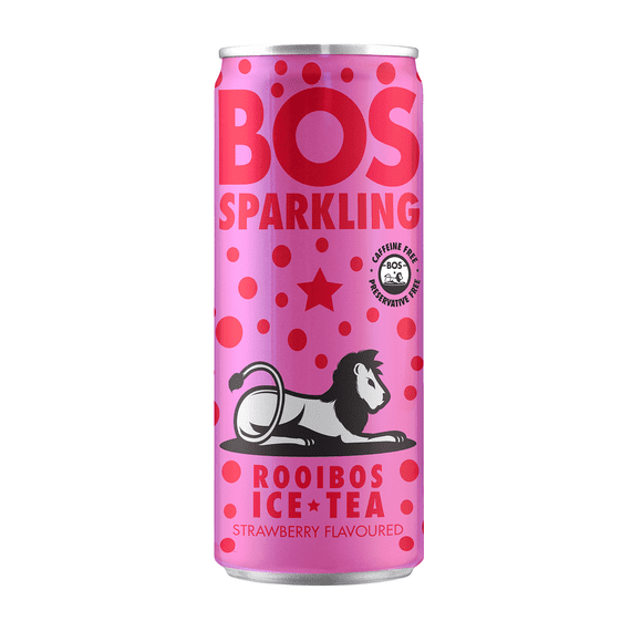 Té Helado de Rooibos Frambuesa Sparkling BOS lata 1 x 300 ml
