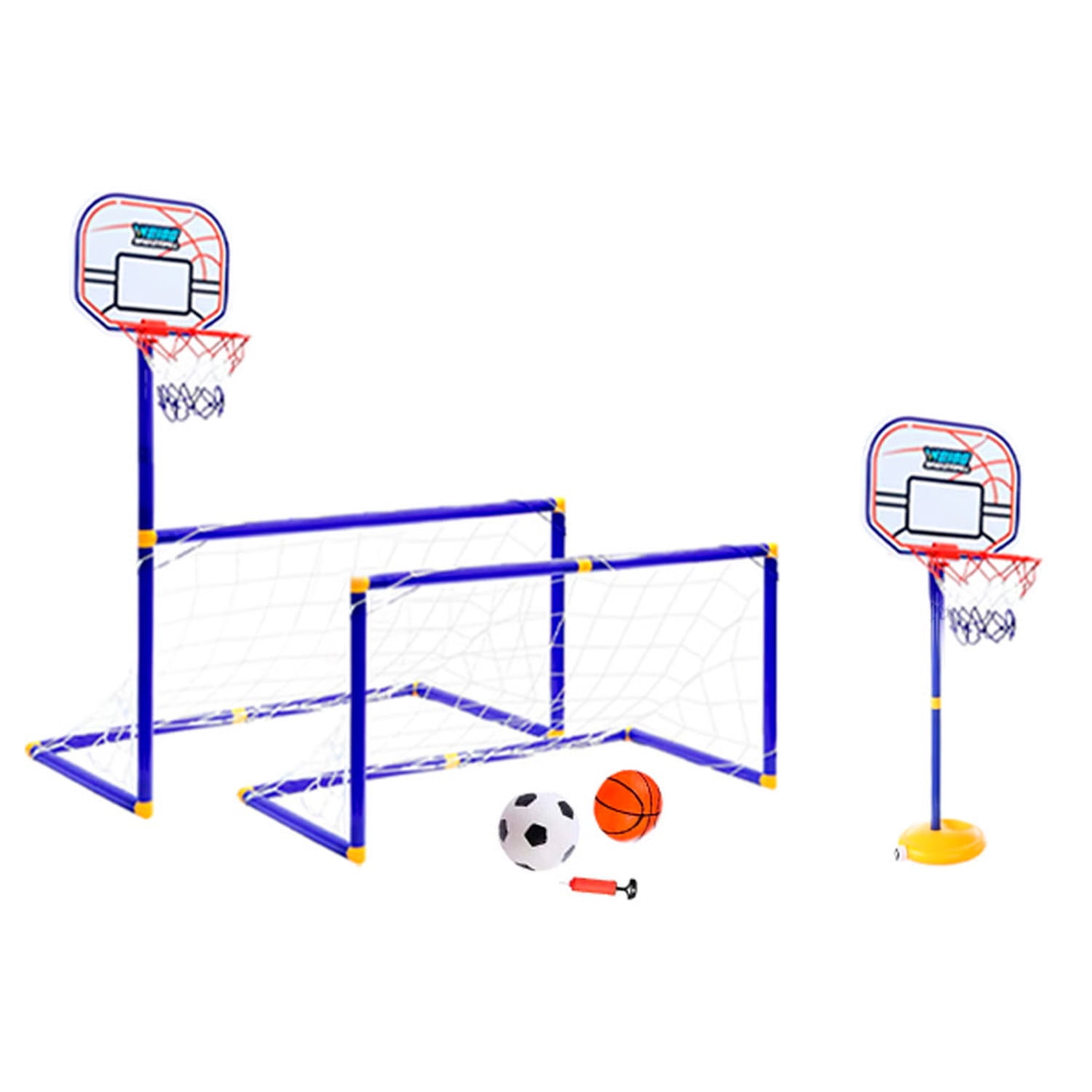 Sdfit - Set Aro Basketball + Arco + Pelotas Zg270-11