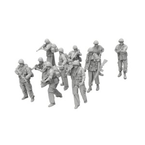 Bothyi - 10 Modelos De Soldados A Escala 1/72, Sin Pintar, Para Dioramas De Juegos En Miniatura.