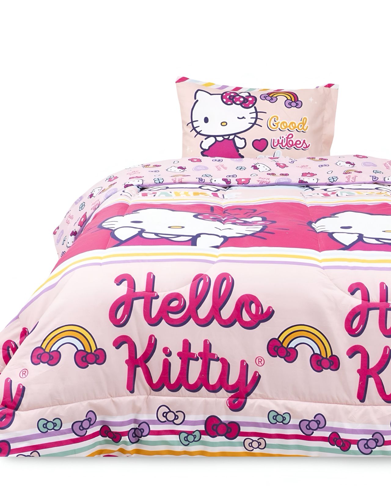 Mashini - Cubrecama Nordico Relleno Niña Hello Kitty Plaza Y Media