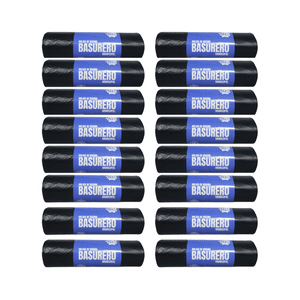 Genérico - Pack 16 Rollos Bolsas De Basura Basurero Municipal 90 X 120 Cm