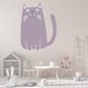 thumbnail image 2 of Decomural Purple Cat Cute Kitten WS-50910, 2 of 2