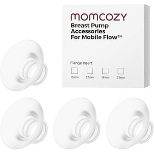 Momcozy Accesorios De Repuesto Para Extractor De Leche Mobile Flow | M9, Insertos De Brida De 19 Mm, 4 Piezas