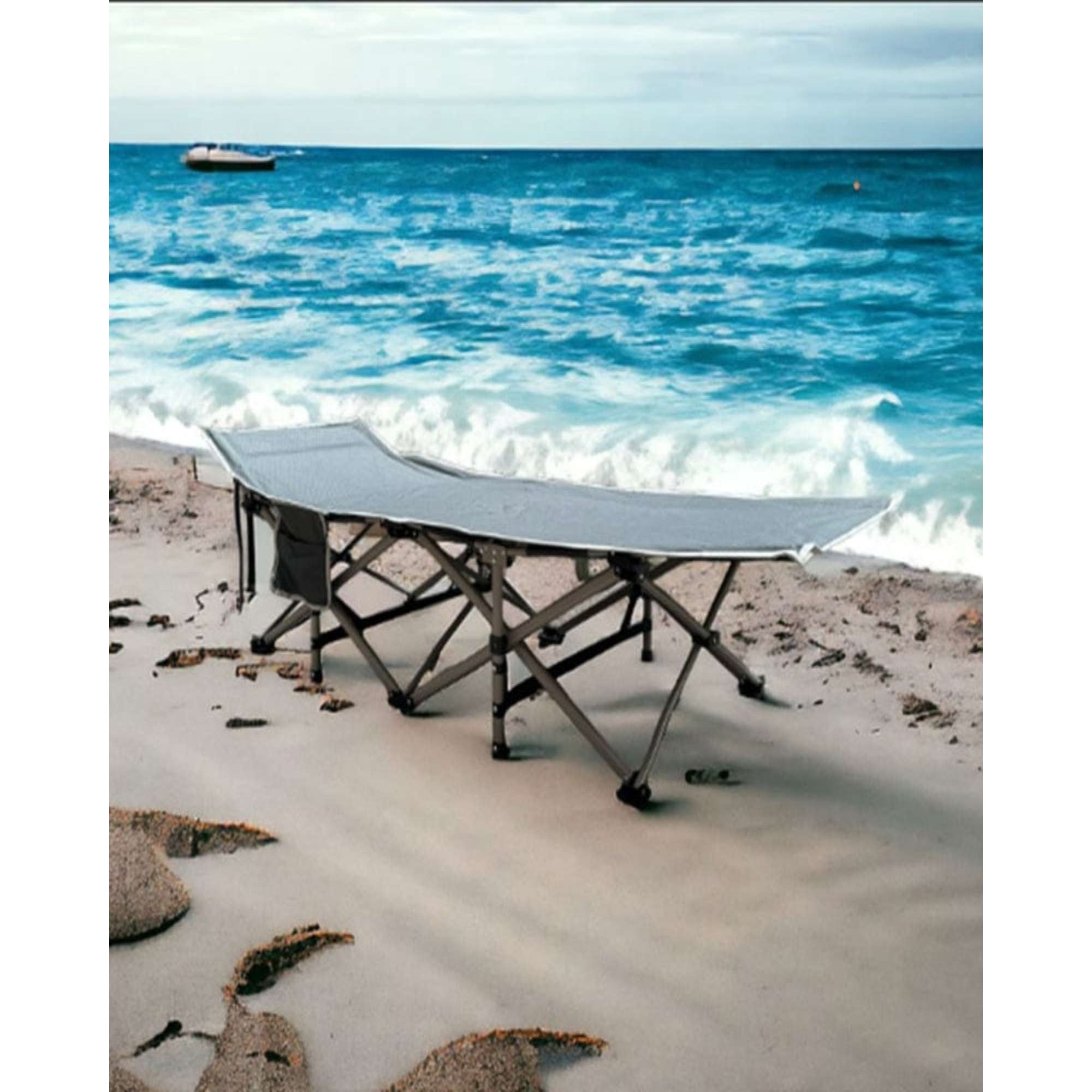 Myl Todo Para El Hogar - Silla De Playa Plegable Cama Plegable Camping Reposera 186cm