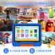 thumbnail image 3 of Tablet PEICHENG para Niños con Estuche Protector EVA, Android 15.0 Tablet Infantil 10.1" RAM 20GB(4+16 Expandible) + ROM 128GB IPS 800 x 1280 Bluetooth 5.0 (Azul), 3 of 7