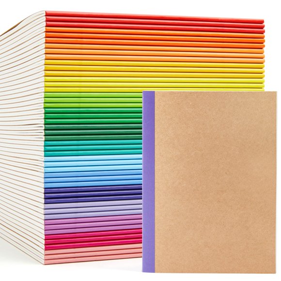 Cuadernos Feela A5 21x14 cm paquete de 48, 60 páginas, 16 colores