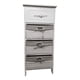 thumbnail image 1 of Mueble Lacado 1 Cajon 3 Cestos White - S0770, 1 of 2