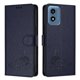 thumbnail image 1 of Funda tipo cartera FOXDOCK para Motorola Moto G play 5G 2024 con soporte, ranuras, RFID, diseño de gato, 1 of 5