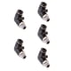 thumbnail image 1 of Conector de codo de rosca macho 5pcs Conector de empuje rápido en montaje dpl-l6-01, 1 of 3