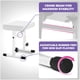 thumbnail image 5 of Soporte y Banco para Piano Liquid Stands Ajustable Blanco, 5 of 6