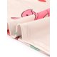 thumbnail image 5 of Agnes Orinda Conjunto de Pijama de Dos Piezas para Mujer de Talla Grande con Patrón de Corazón, Camiseta y Pantalones Cortos, Suave y Lindo para la Escuela o Universidad, 2X Beige, 5 of 6