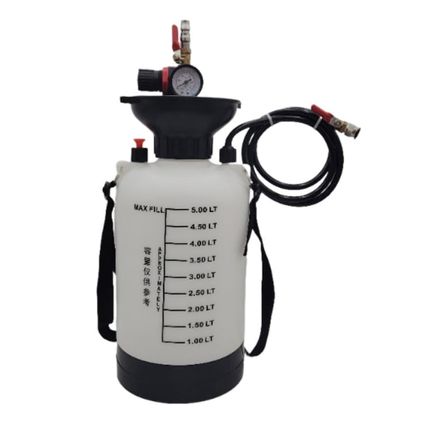 Bomba de Transferencia de Aceite Extractor Neumático de Fluidos Dispensador para Transmisión Y Bomba para Engranajes con Tanque de 5L Adecuado para T Sin adaptador