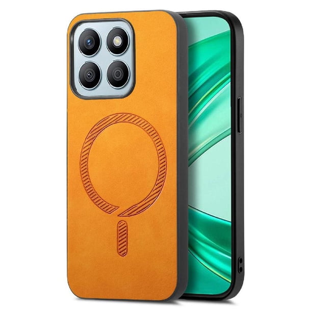 Magnetic Slim Case for Honor X8B with Camera Guard & Anti-Scratch Back Yellow