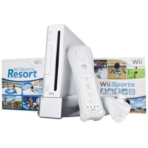 Consola Nintendo Wii + Wii Sports Y Wii Sports Resort (Reacondicionada)