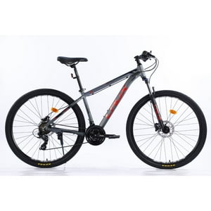 Bicicleta Mtb 29"" Laux Hurricane 24 Velocidades Matte Gray/Red
