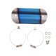 thumbnail image 4 of Escape de la motocicleta Silenciador Tubería Cubierta protectora contra el calor Heel Guard Blue, 4 of 5