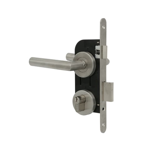 Cerradura Embutir Odis 102 Dormitorio Manilla 2480 (45-50) - Plata