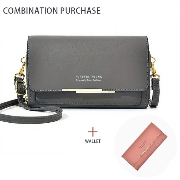 2023 New Korean Large Capacity Multifunctional Shoulder Bag Medium Length Handheld Bag Mobile Bag Fashion Women's Wallet