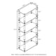 thumbnail image 2 of Estante Furinno Turn-N-Tube de 5 niveles multiusos Sonoma Oak/Blanco, 2 of 5