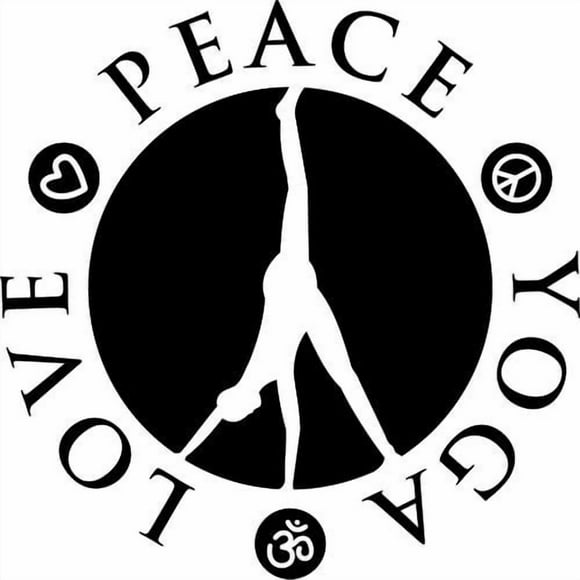 Frase Deco Peace Love Yoga FR‑11050