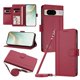 thumbnail image 1 of Funda Cartera para Google Pixel 8A con Bolsillo para Billetes, Rojo, 1 of 6