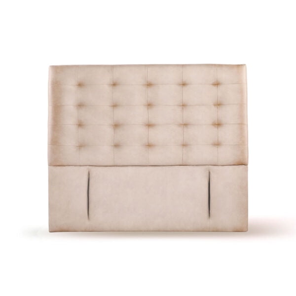 Latam Home - Respaldo Napoles Cuero Beige King