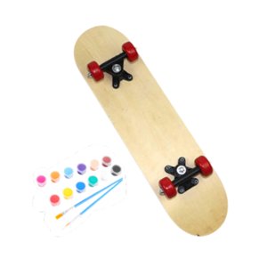 Ioensy - Patineta De Graffiti En Blanco Para Niños, Patineta Diy Para Niños, Para Principiantes, Profesionales, 80 X 20 Cm