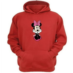 Genérico - Polerón Canguro Ratoncita M. Rojo Talla L Unisex