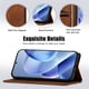 thumbnail image 5 of Funda Billetera para Honor X6E Imán y Resistente Marrón, 5 of 6