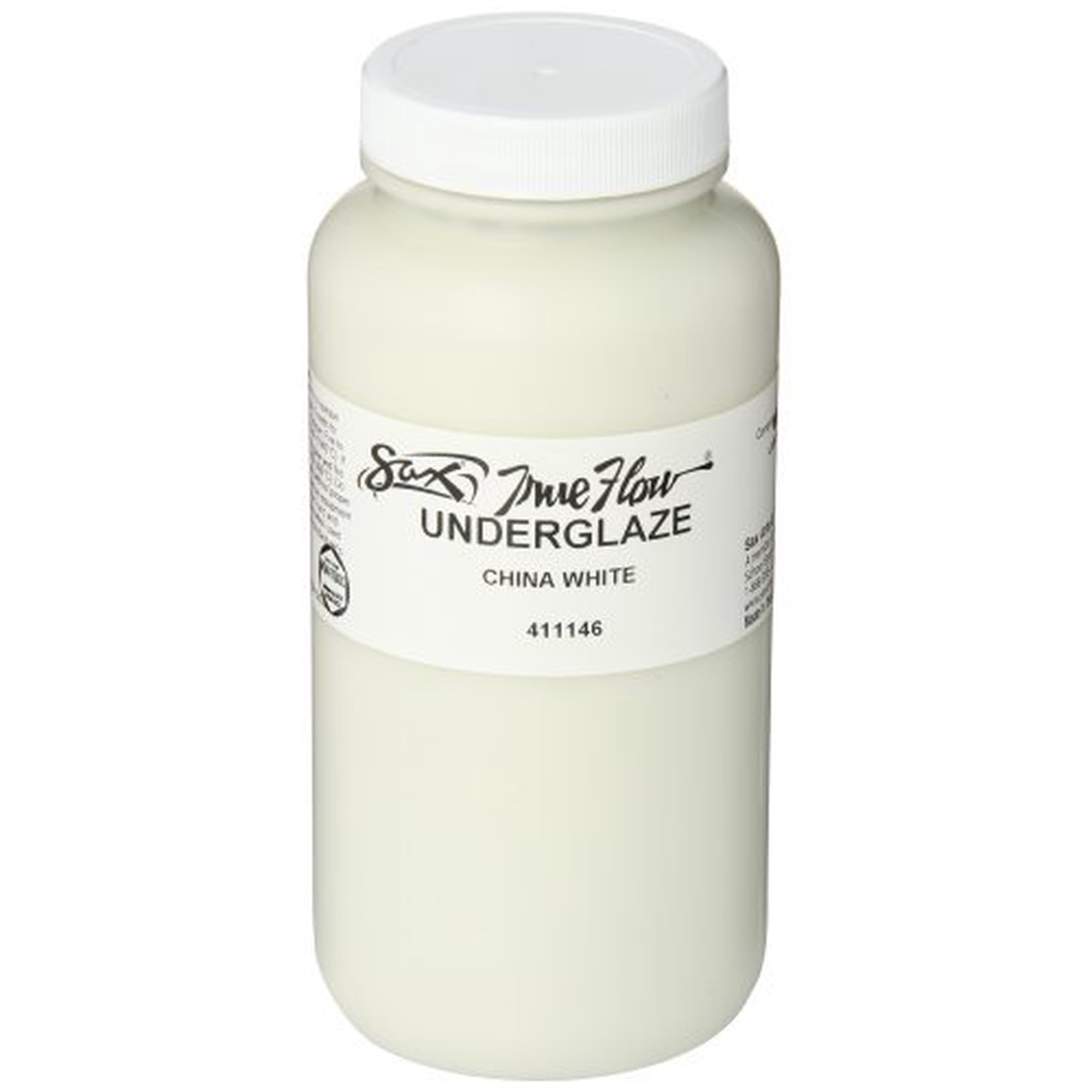 Saxofón Underglaze True Flow, Blanco Chino, 473 Ml