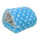 thumbnail image 1 of mascota triángulo hamaca loro pájaro pequeño animal casa cálida choza nido azul l, 1 of 5