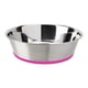 thumbnail image 1 of Cuenco de acero inoxidable para perros y gatos, antideslizante, con base de goma antiderrames., 1 of 5