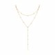 thumbnail image 1 of Collar para mujer colgante doble Acero Inoxidable, 1 of 1