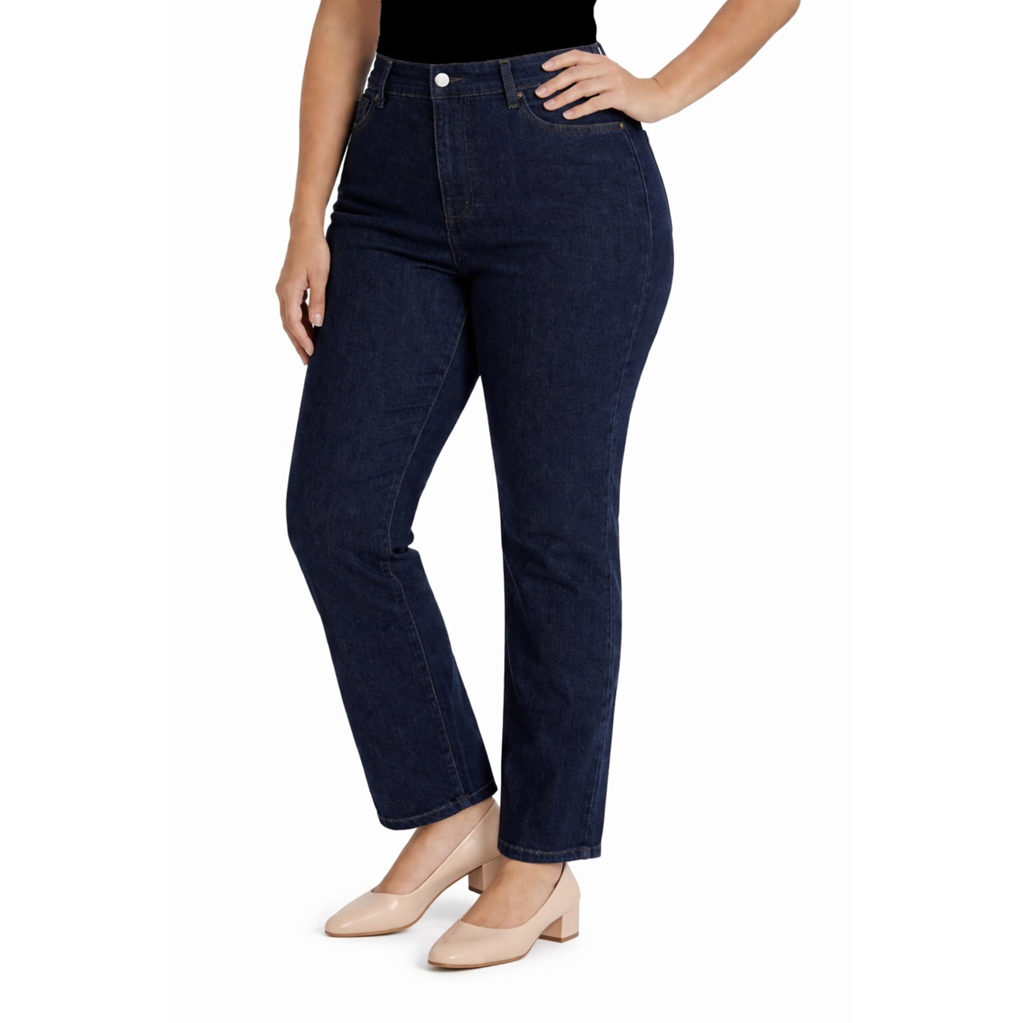 Jeans Entallados De Tiro Alto Amanda Para Mujer De Gloria Vanderbilt