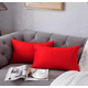 thumbnail image 2 of Pack de 2 Fundas Terciopelo Liso 30x50 cm Rojo, 2 of 3